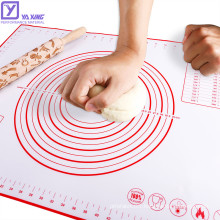 Extra Large Silicone Pastry Mat Non Stick Silicone Baking Mat with Measurement Table Reusable Baking Oven Liner Sheet Food Grade